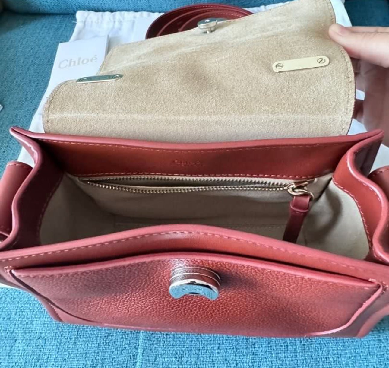 Chloe tess mini day bag - Sepia Brown