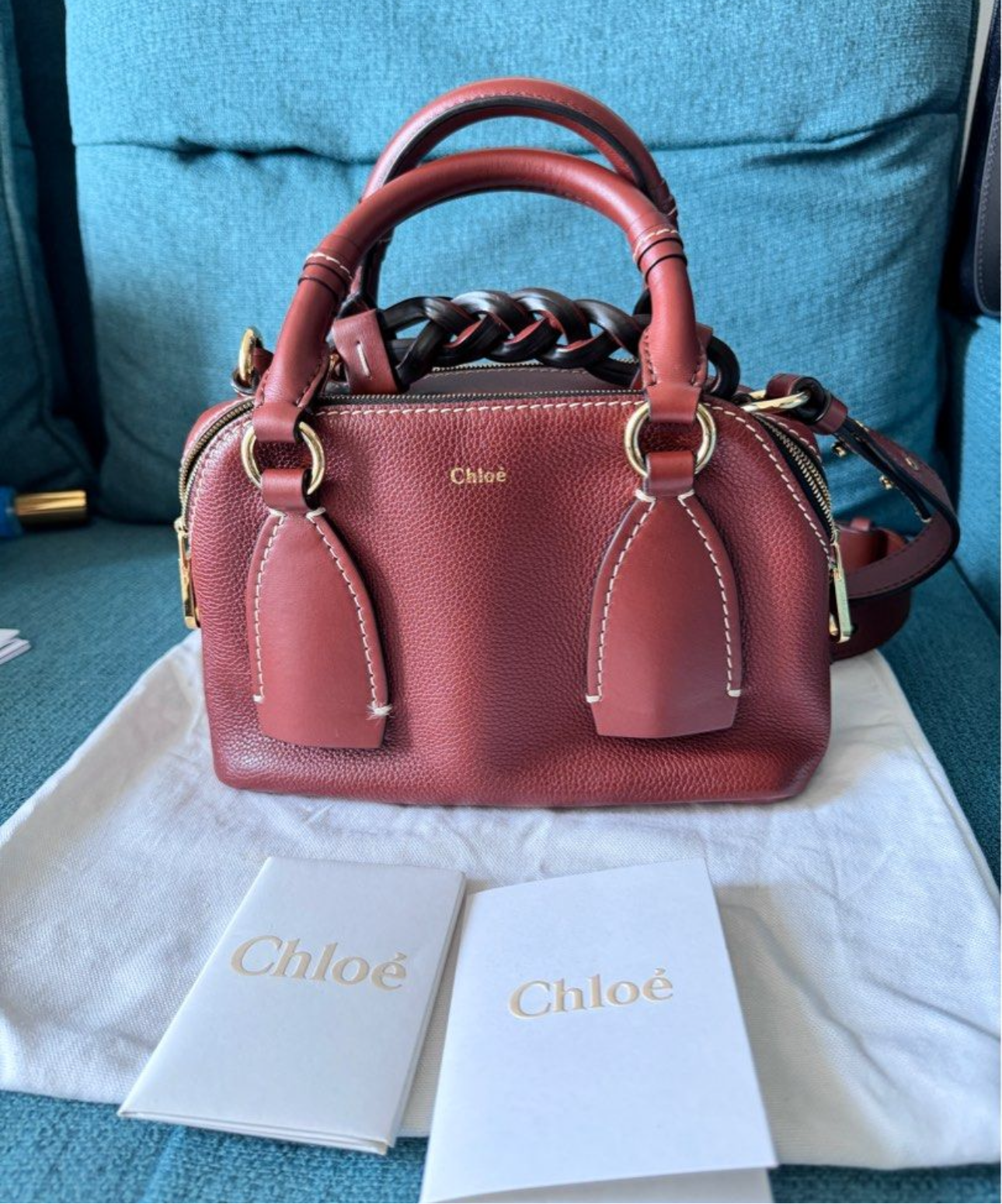 Chloe Daria Small Bag - Sepia Brown