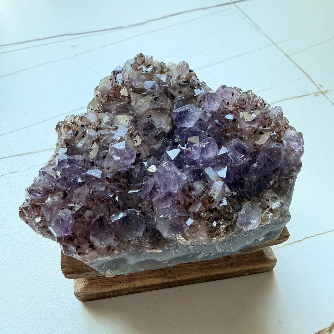 天然原皮紫水晶簇